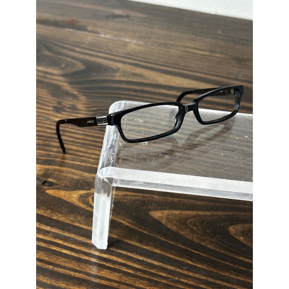 Gucci GG 2939/Strass Womens Polished Black Rectangular Full Rim Eyeglasses Frame